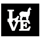 LOVE Alpaca - Car Decal Sticker